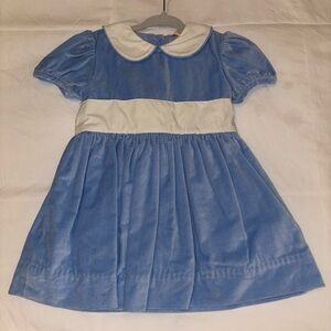 The Beaufort Bonnet Company Blue and White Kids Dress